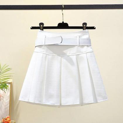 Included Belt A-line Skirt