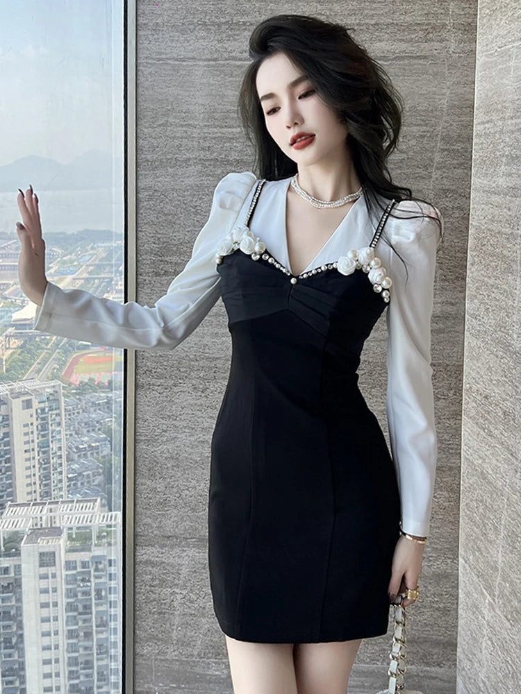 パーティードレス Devla Silk Asymmetric Dress Mikala Sequin Corset Back Midi Dress | Tadashi Shoji