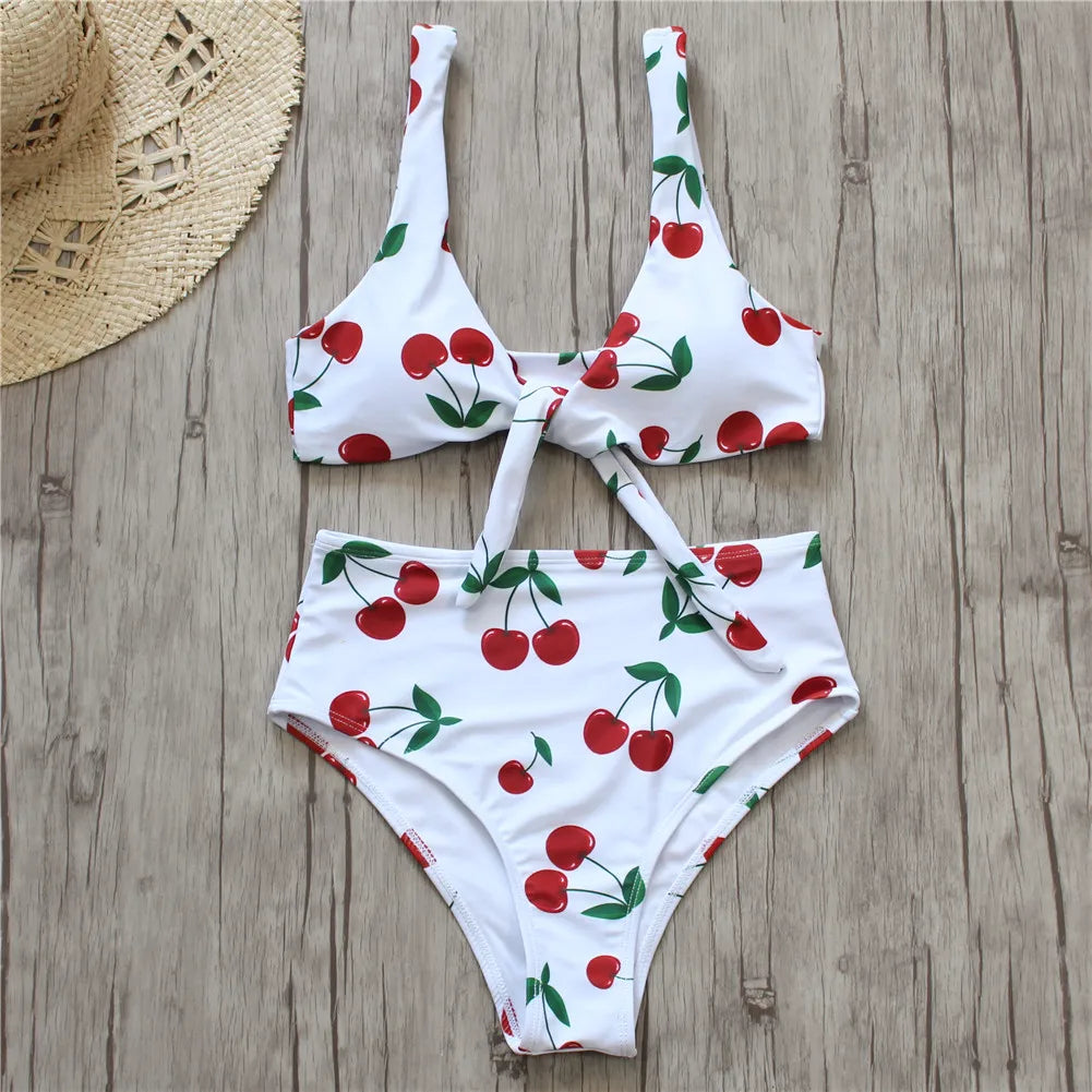 Cherry swimsuit two piece discount