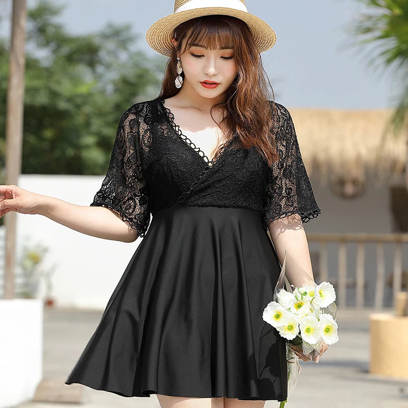 cato white lace dress Herve Paris Cato