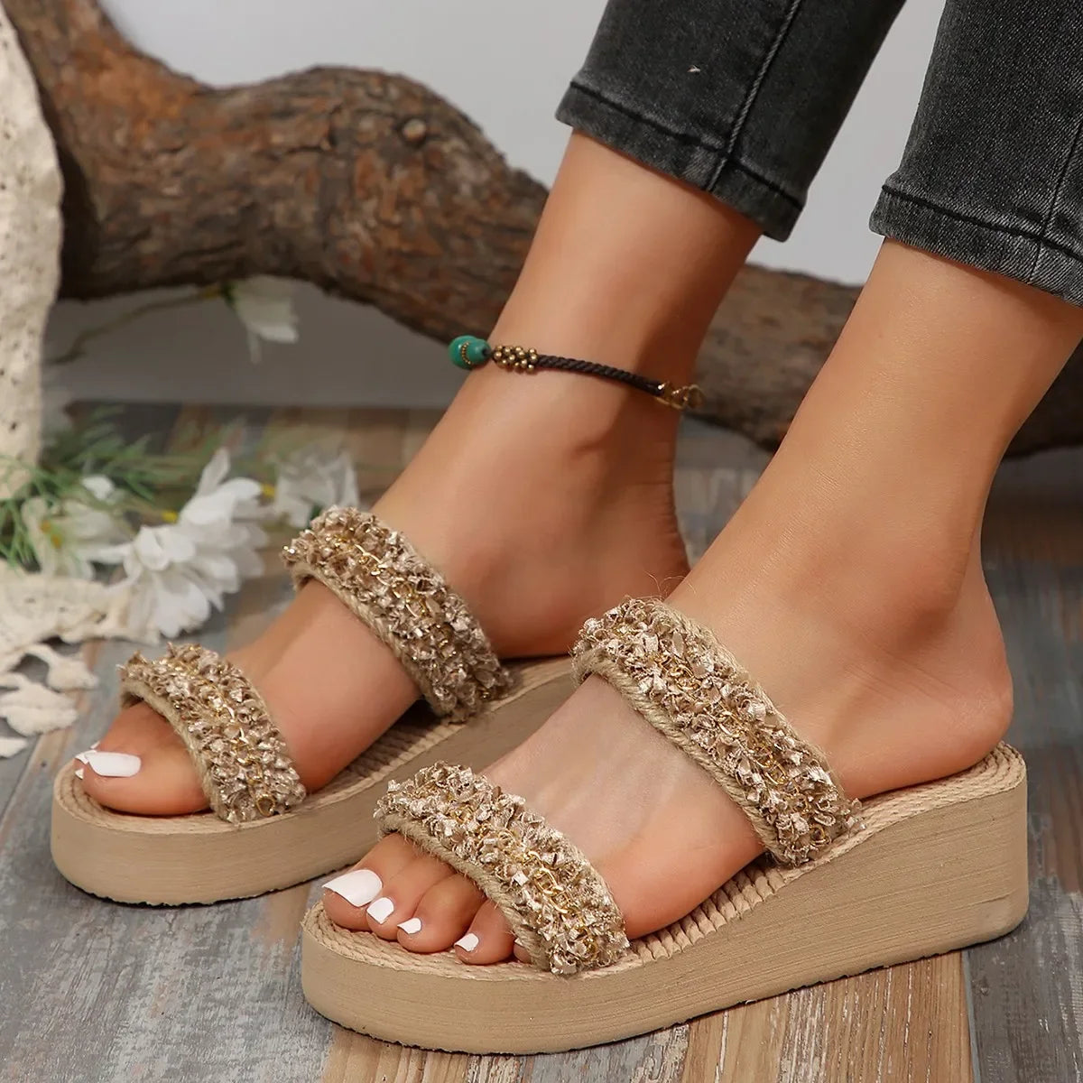 Boho platform sandals online