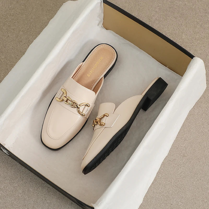 White and Gold Slip-On Loafers with Elegant Design Low Price White Gold Loafers Mens Soft Sole & Breathable  main image 3