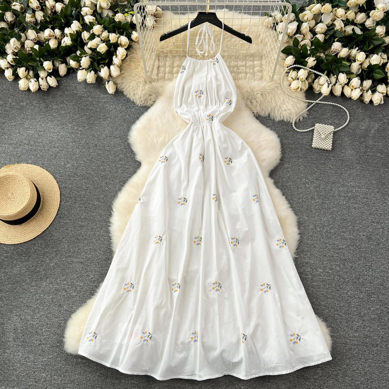 halter dress formal long Anabelle Halter Neck Lace Maxi Dress - Black main image 0