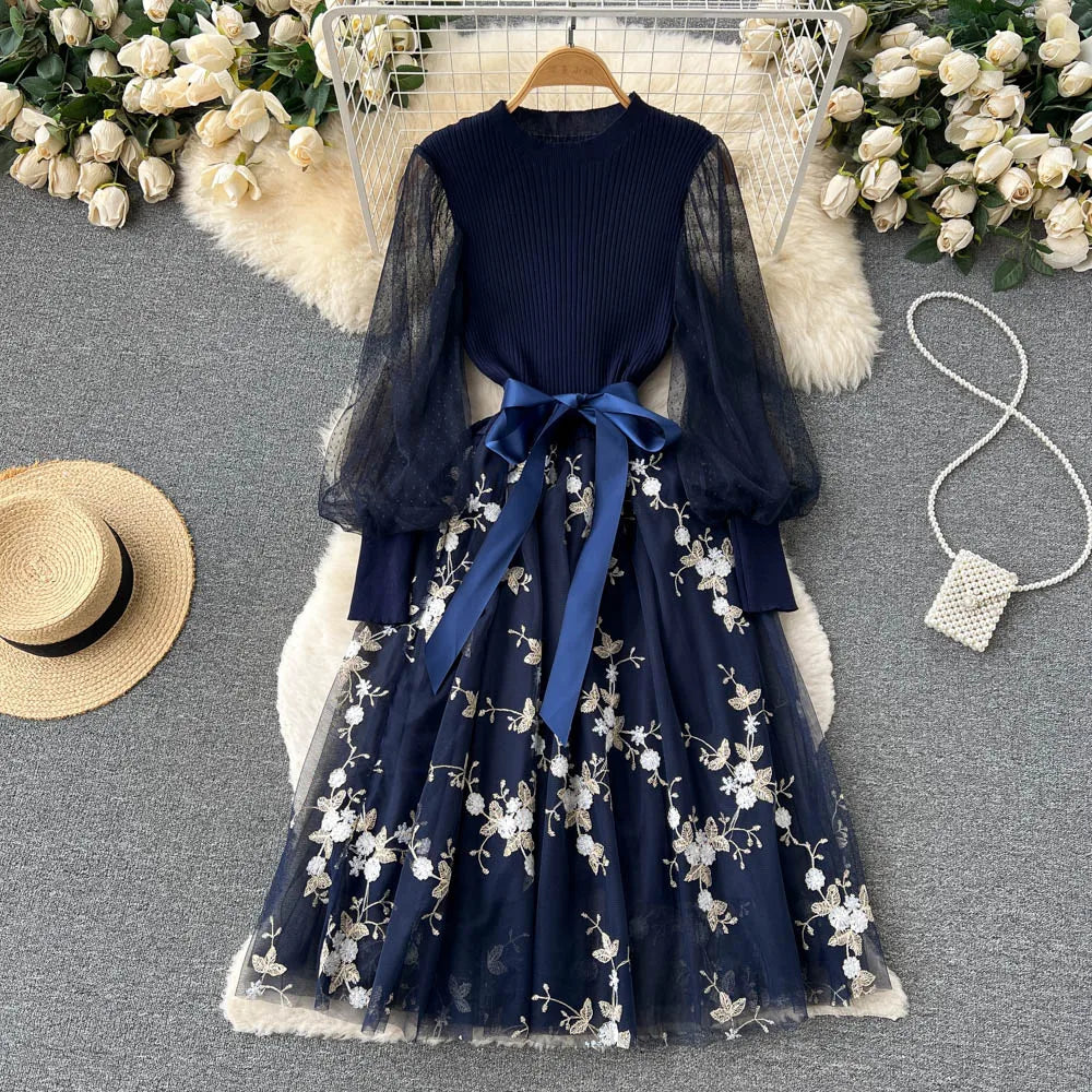blue embroidered mesh dress Buy Blue Embroidered Mesh Dress (3mths-7yrs) from Next Republic of Moldova