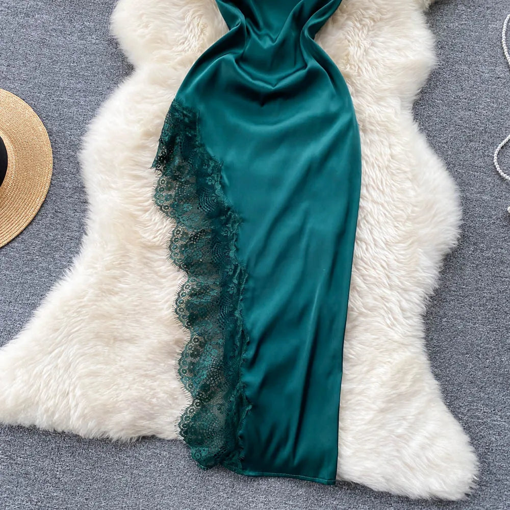 knee length dresses for ladies Ramona Green main image 0