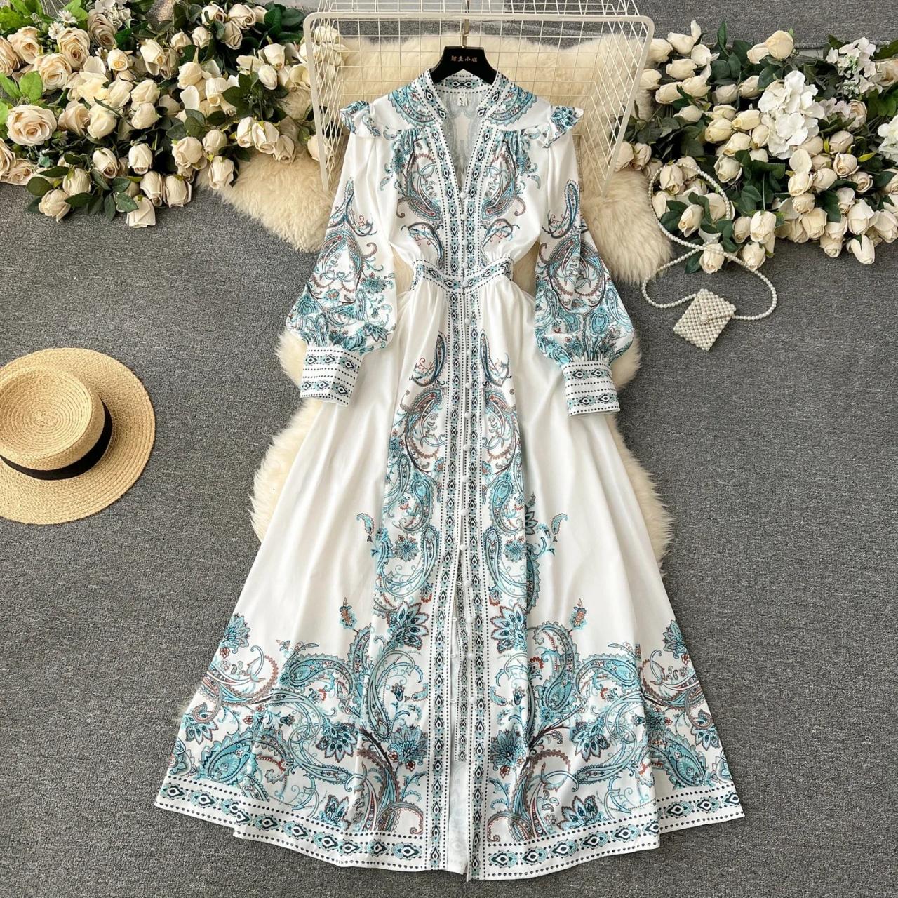 white christmas dresses Casual Floral Off-The-Shoulder Maxi Dress main image 0