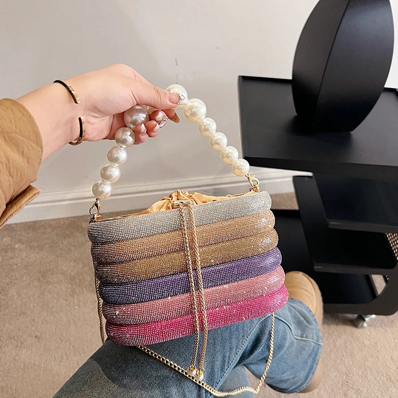 Pearl evening clutch top