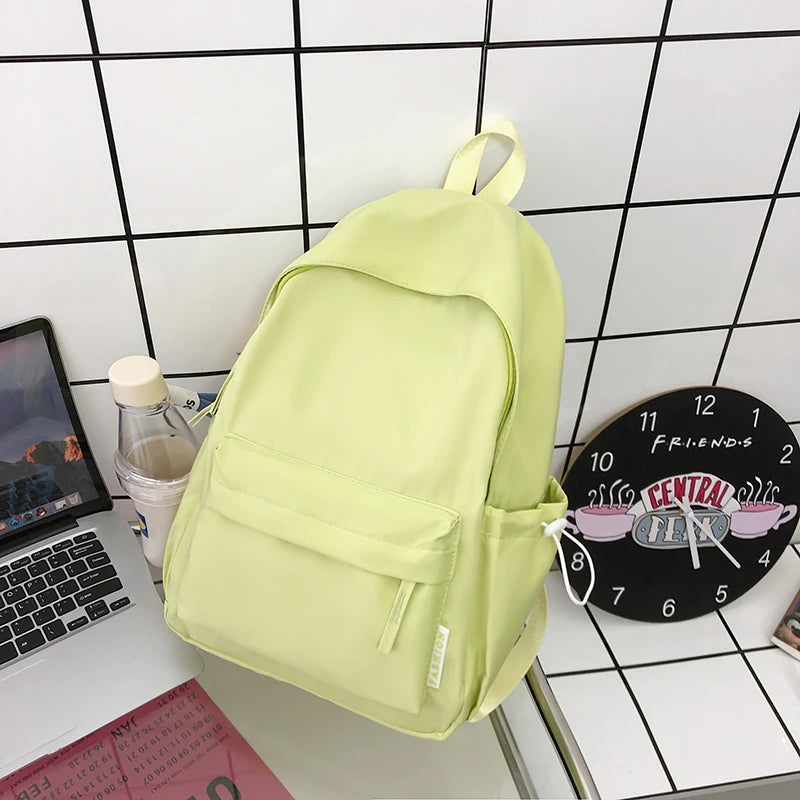 Pastel yellow backpack store