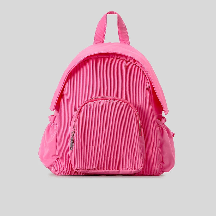 Pink corduroy backpack on sale