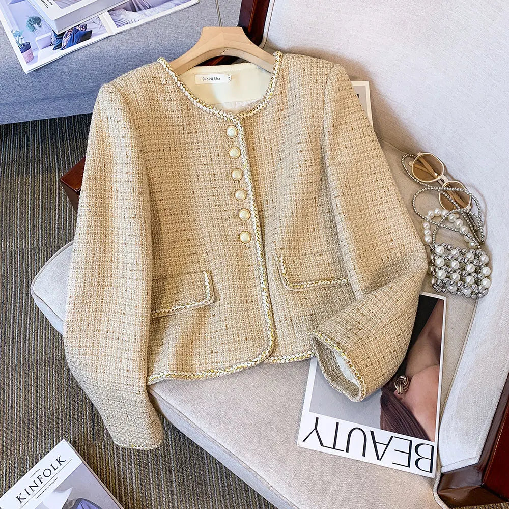 Tweed pearl jacket 2025