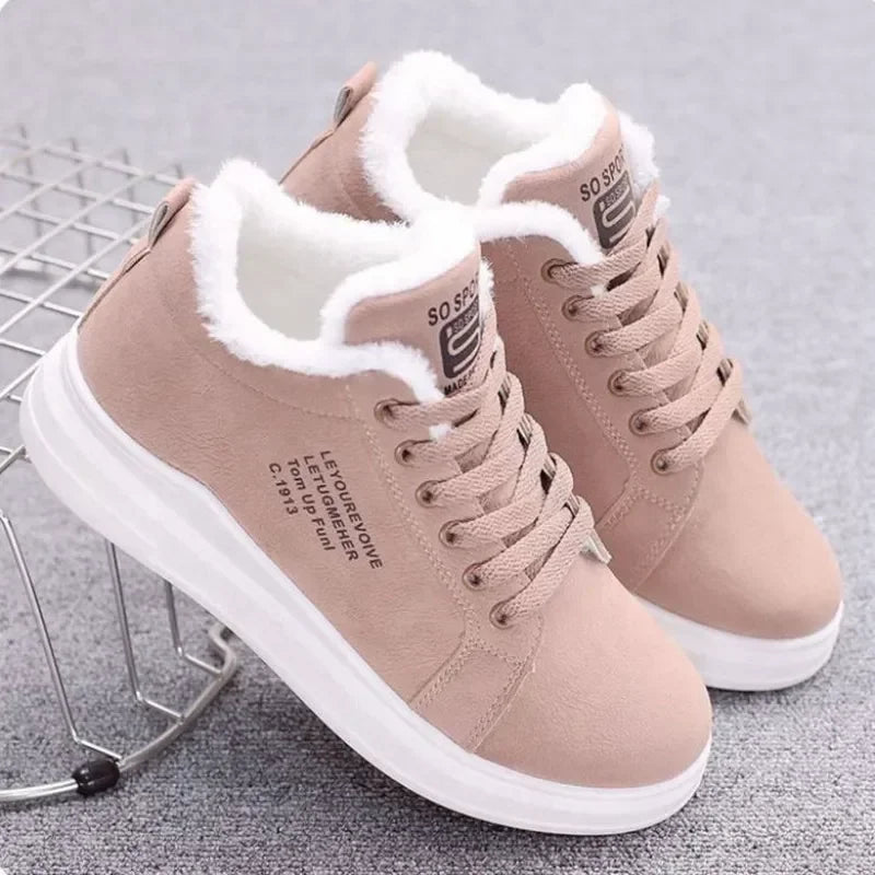 Womens Winter Fur lined High top Sneakers on Luulla