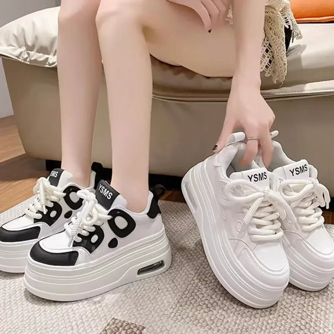 Huge platform sneakers hot sale