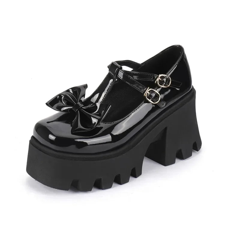 Amazon.com | Nejedaya Womens Mary Jane Platform Oxford