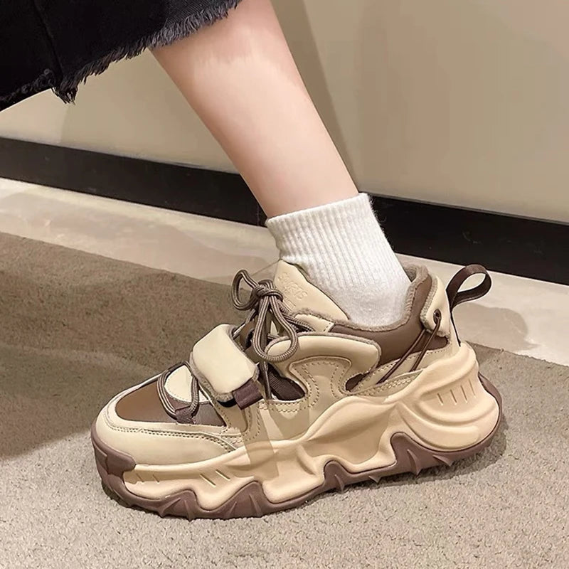 Chunky velcro sneakers hot sale