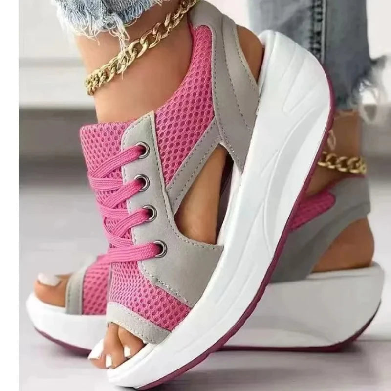 Women's open toe sneakers outlet