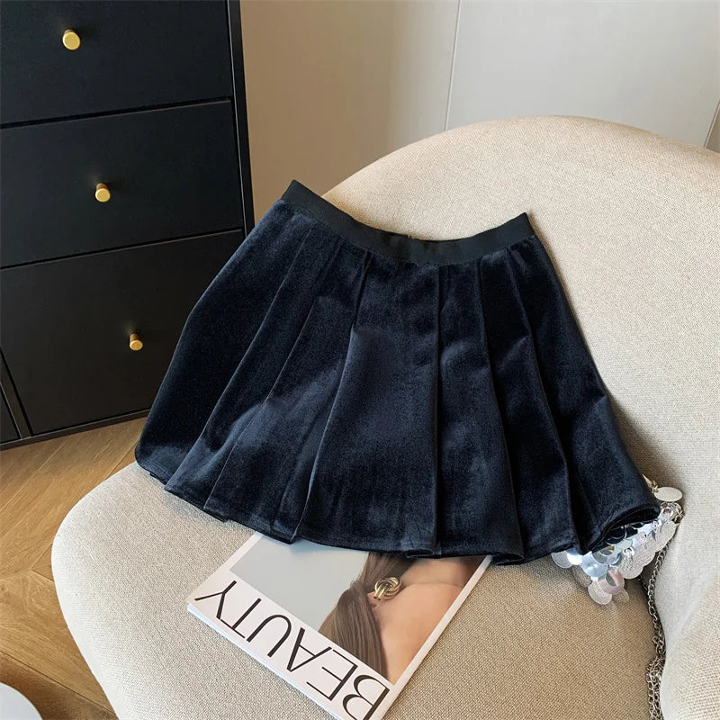 Skater skirt velvet 2025