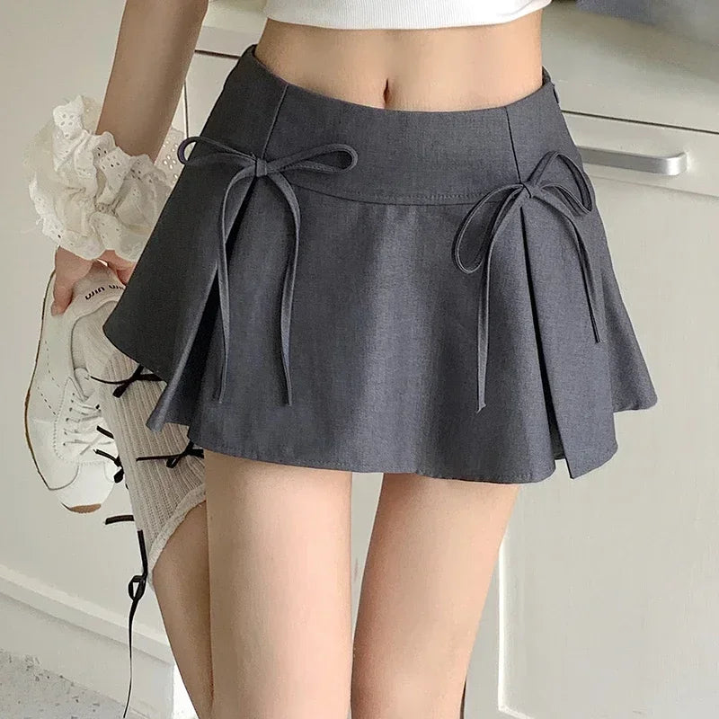 【Anyone more】Lenon Pintuck Mini Pleated Skirt LianaTopandPleatedMicroMiniSki