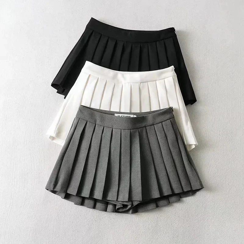 Short pleated skirt types outlet