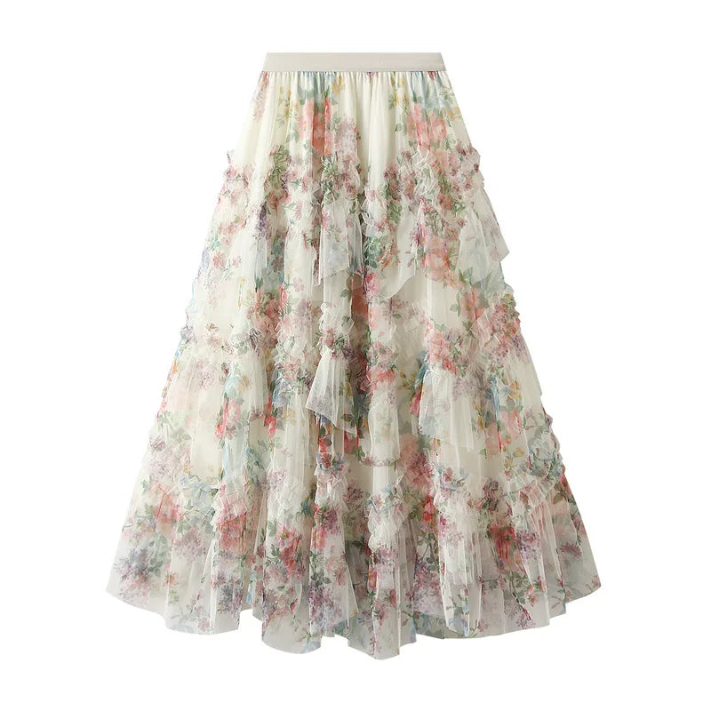 Needle and thread floral maxi skirt clearance
