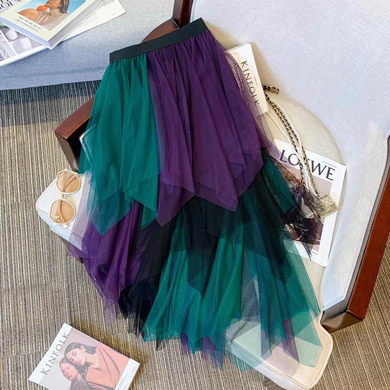 Making a layered tulle skirt store