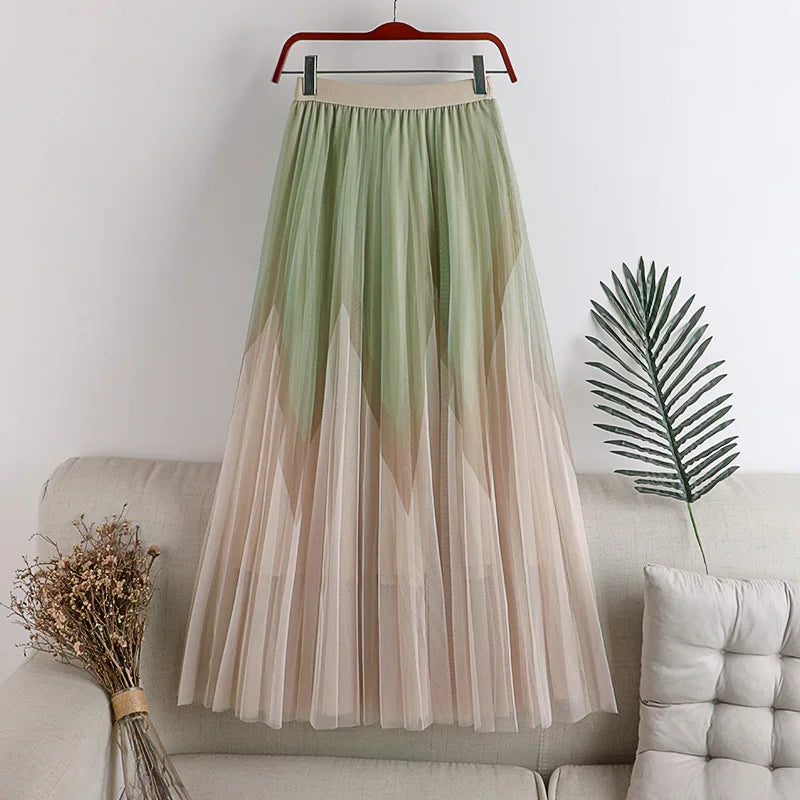 Ombre maxi skirt shop