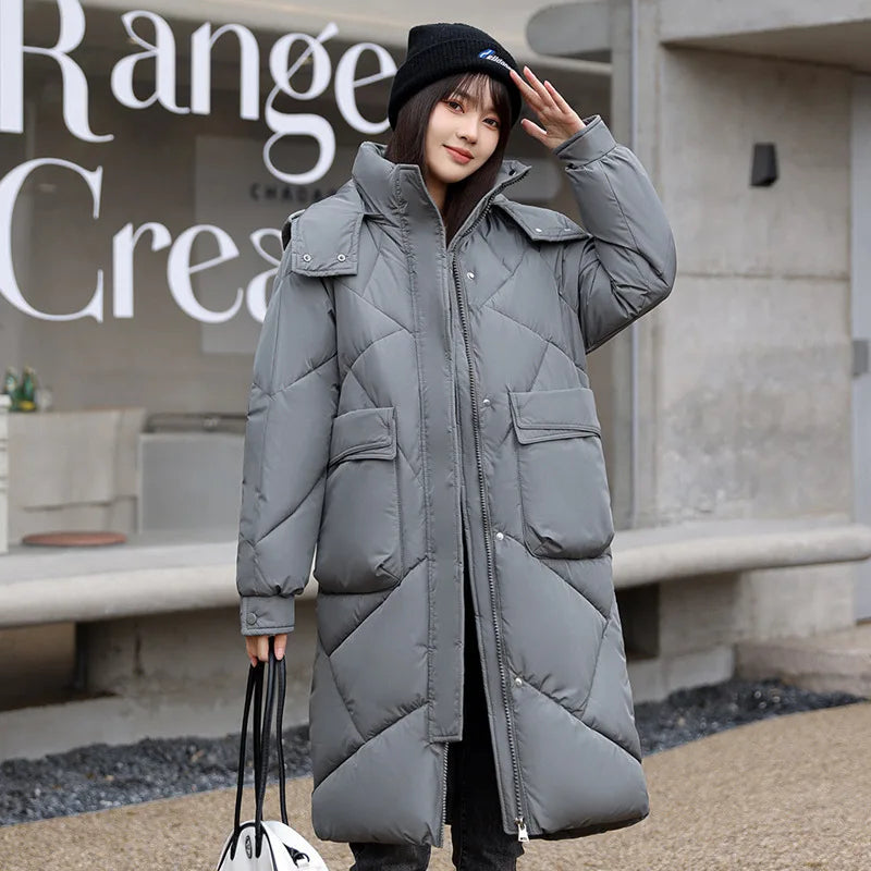 Quilted raincoat with hood deals