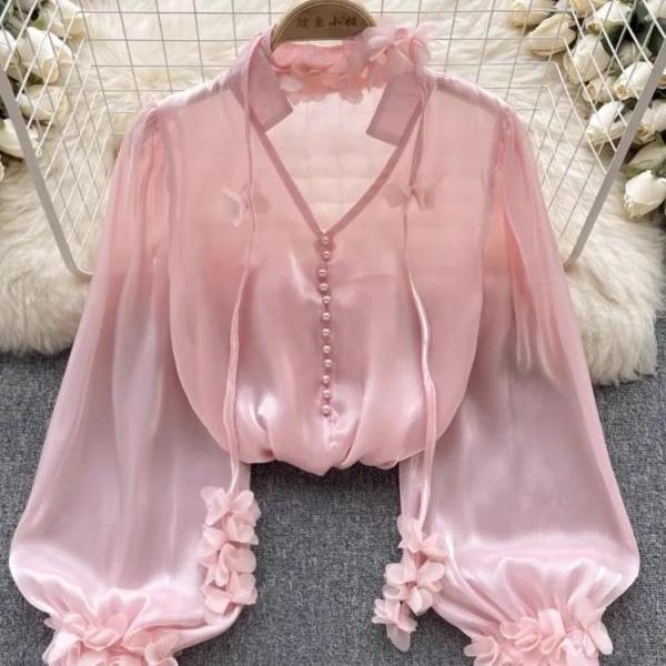 りんごさん専用CHIFFON BLOUSEアイボリーF りんごさん専用CHIFFON BLOUSEアイボリーF りんごさん専用CHIFFON