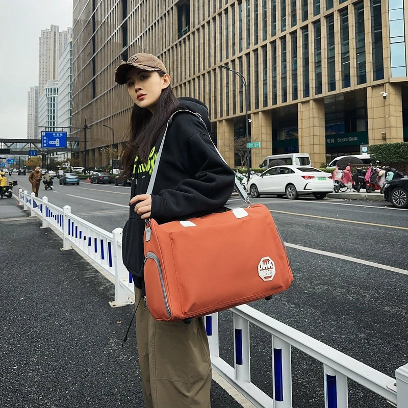 Sunduness Orange Duffle Bag main image 0